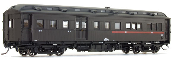 ムサシノモデル 大型木造客車 オハニ25700 （車番：25736）【A】oah062407