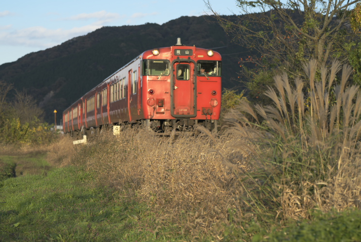 津山線９５７Ｄ列車（野々口～金川）