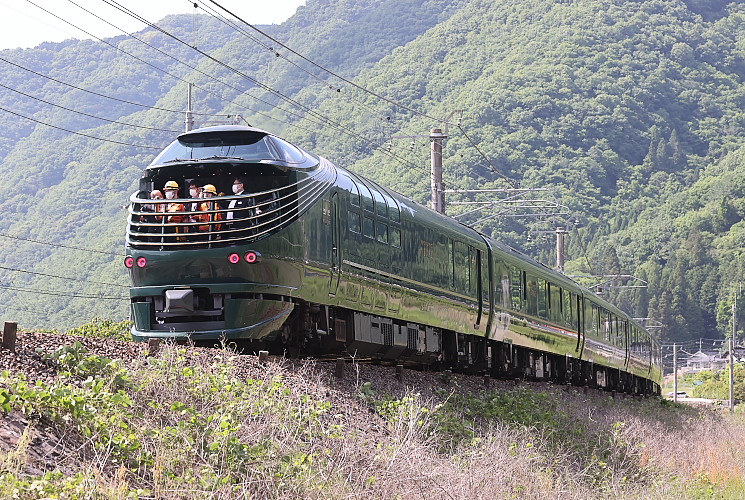 瑞風試運転（美袋～備中広瀬）キハ８７系新系列気動車