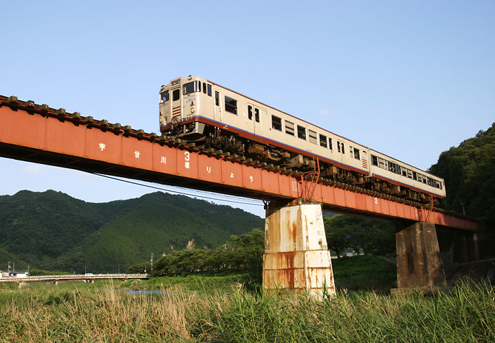 津山線宇甘川橋りょう