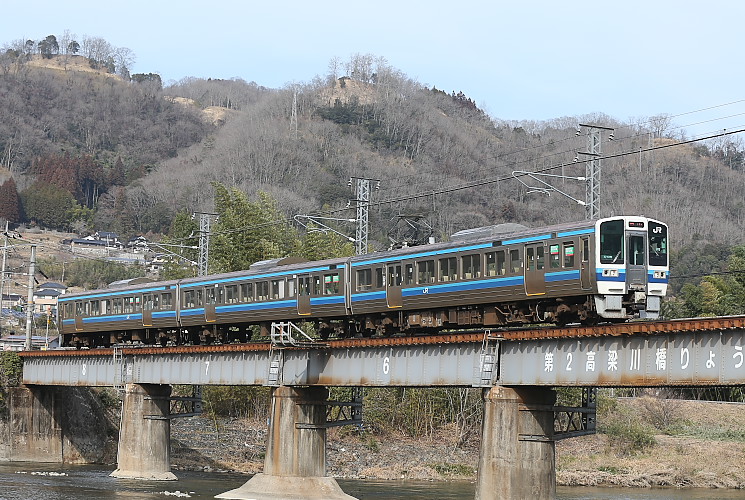 ２１３系電車（備中川面～木野山）