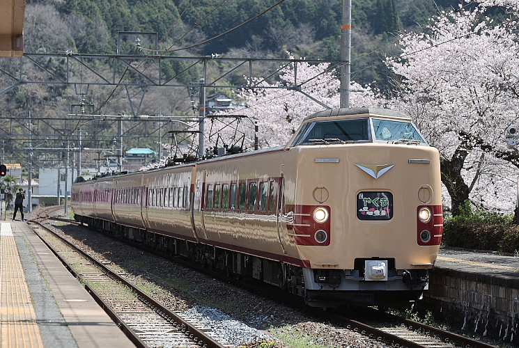 やくも（３８１系電車）木野山駅