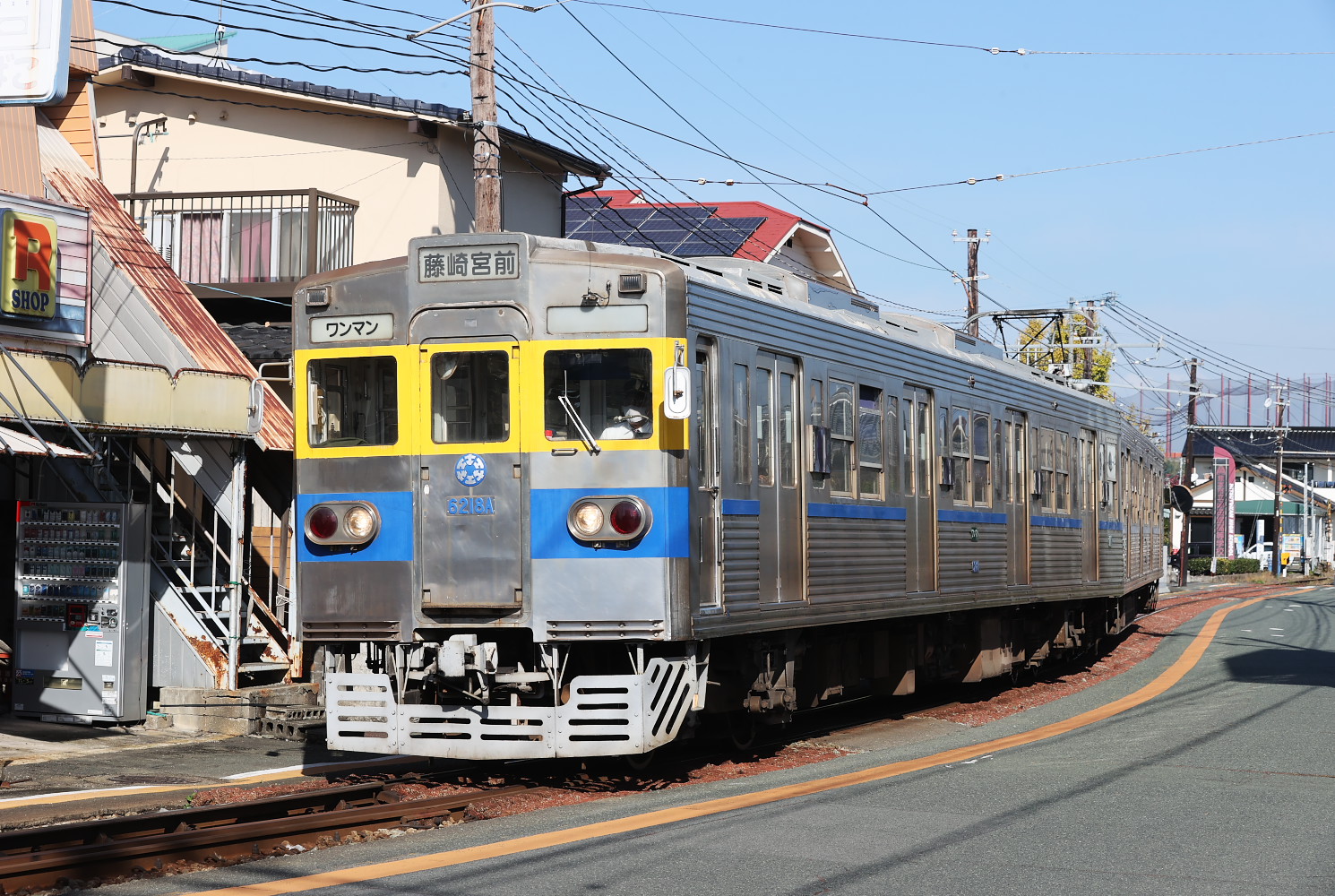 熊本電気鉄道６２１８（黒髪町～藤崎宮前）