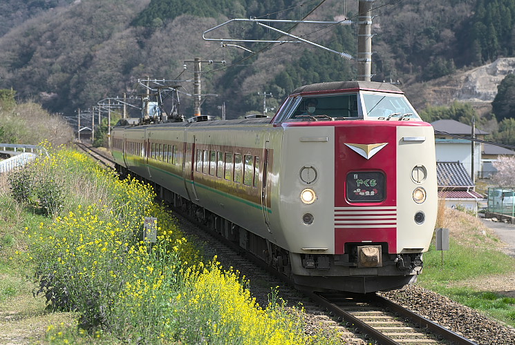 やくも（３８１系電車）川面～方谷