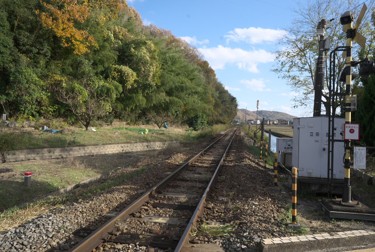 立田踏切（備中高松駅～吉備津駅）吉備線