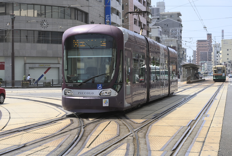 広島電鉄１００１（寺町～十日市町）