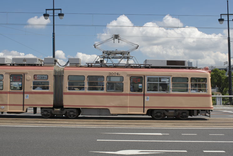 広島電鉄３００４号Ｂ（御幸橋）