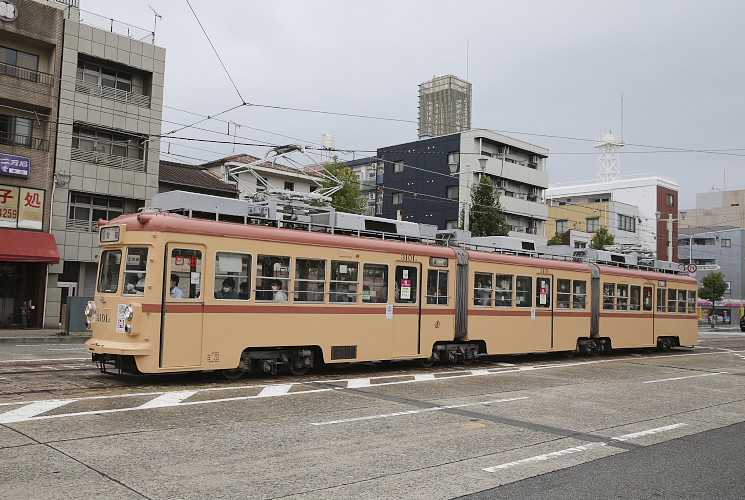 広島電鉄３１０１号（広電本社前～日赤病院前）