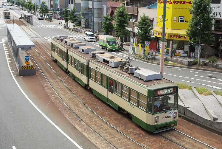 広島電鉄３７０３号（十日市町）