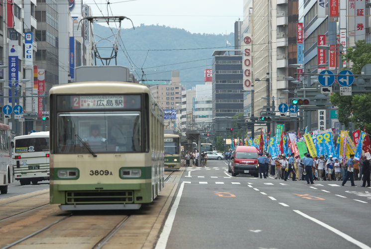 広電３８０９号（紙屋町東～立町）