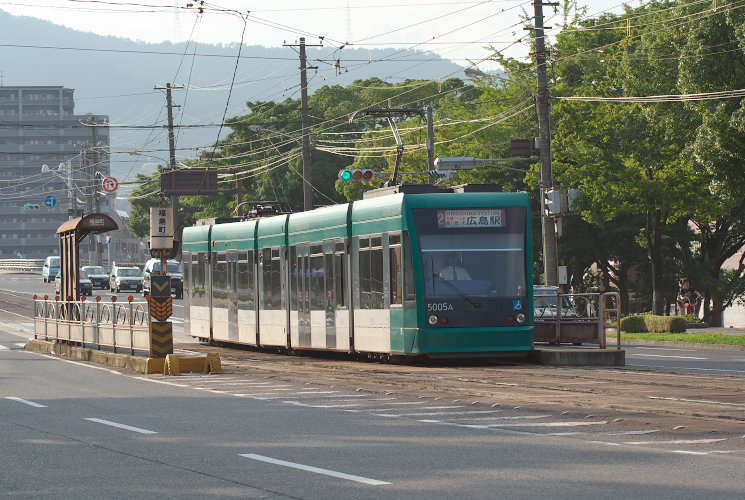 広島電鉄５００５号（福島町 ）