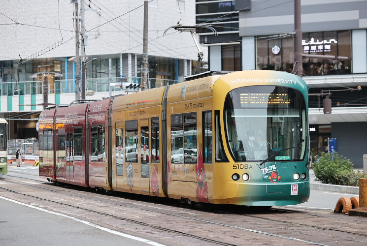 広島電鉄５１０９（広島駅～猿猴橋町）