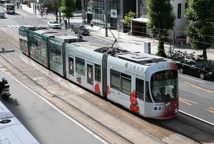 広島電鉄５１０９（白銀町～胡町）