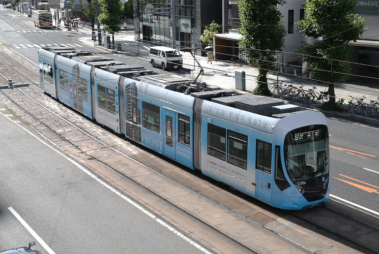 広島電鉄５２０８（銀山町～胡町）