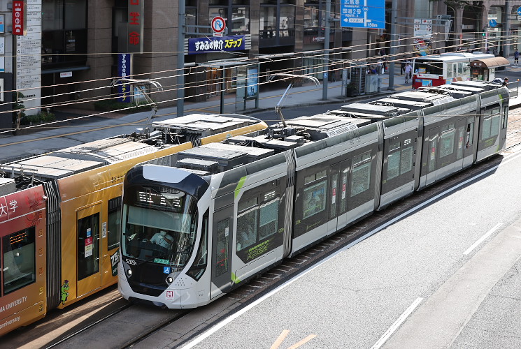 広島電鉄５２０９（八丁堀～胡町）