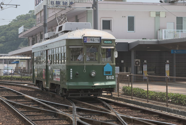 広島電鉄５８２号（広島港）宇品