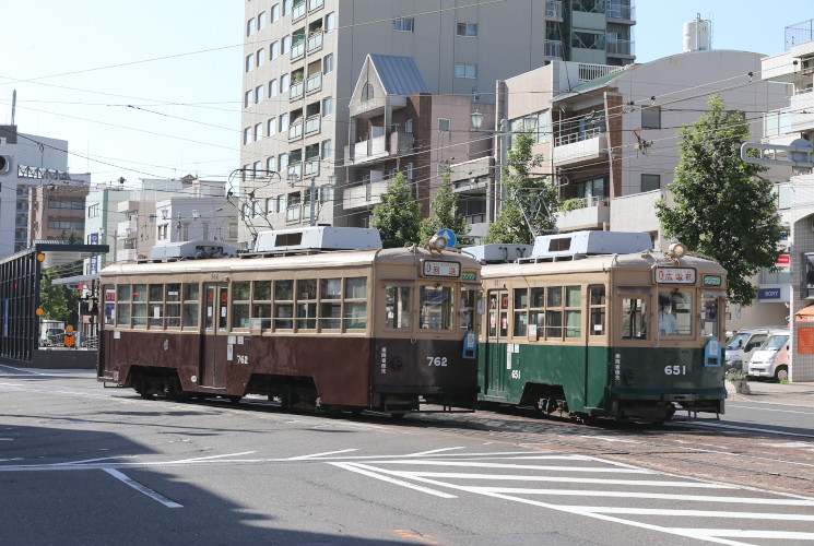 広島電鉄７６２号（小網町～土橋）