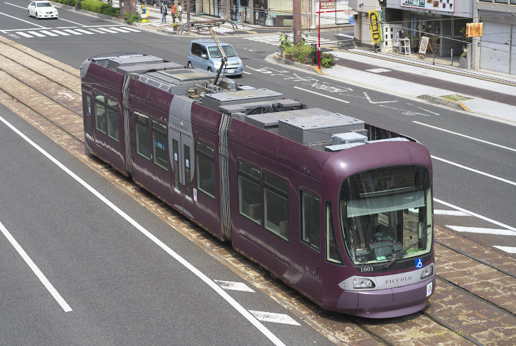 広島電鉄１００１号（本川町）