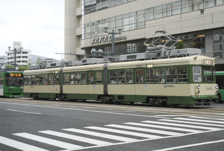 広島電鉄３１００形３１０２号