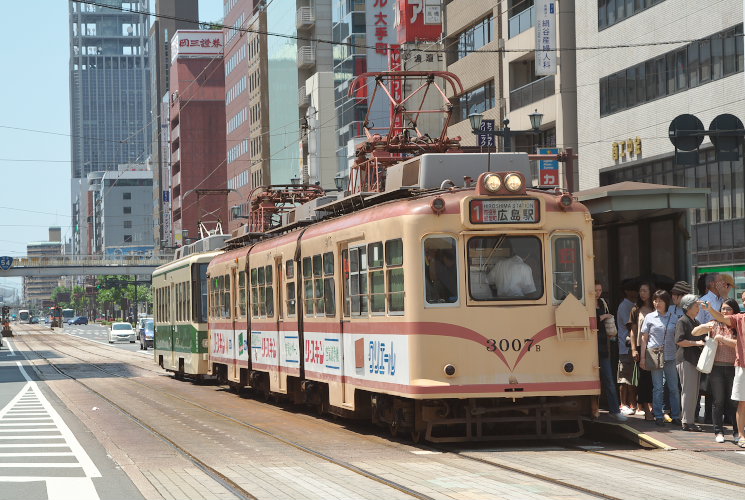 広島電鉄３００７号