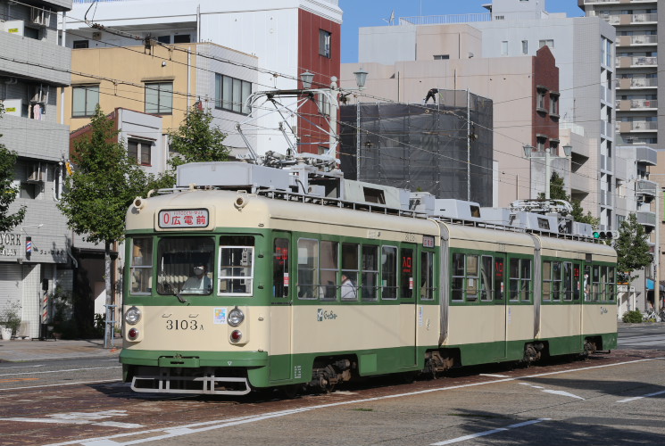 広島電鉄３１０３号電車