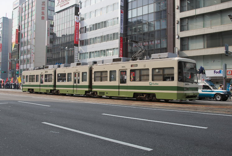 広島電鉄３９０５号（紙屋町東～立町）