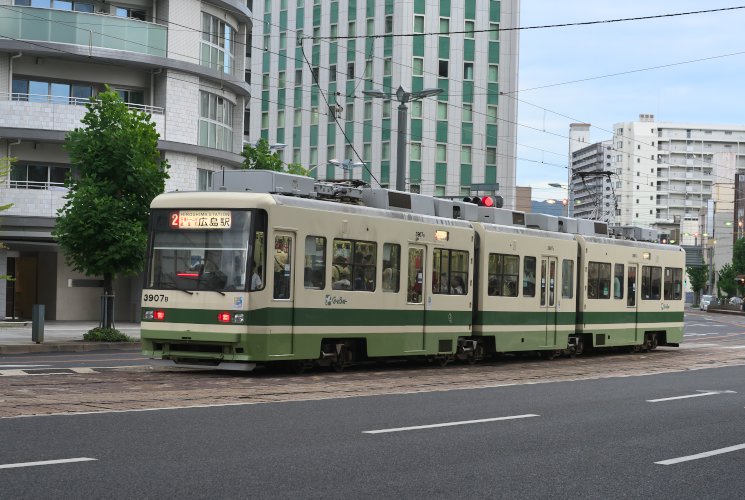 広島電鉄３９０７号電車