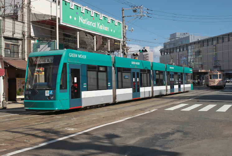 広島電鉄５０１１号（猿猴橋町～広島駅）