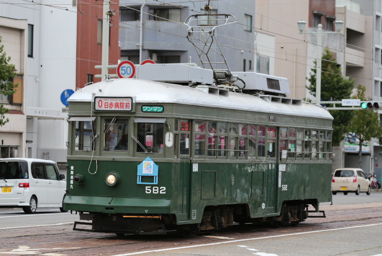 広島電鉄５８２号（千田町）