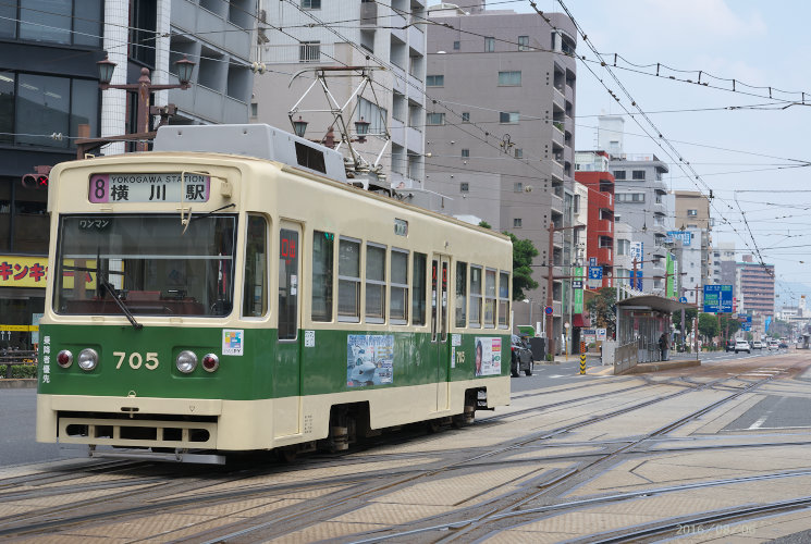 広島電鉄７０５号（土橋～十日市町）