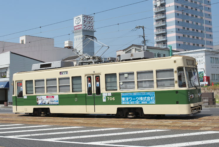 広島電鉄７０６号（寺町～別院前）