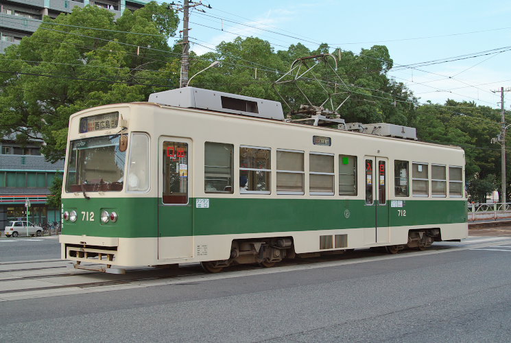 広島電鉄７１２号（西天神町～福島町）