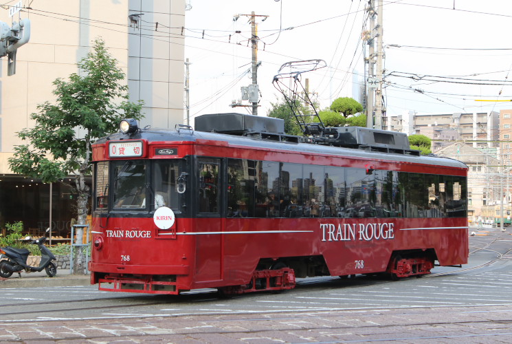 広島電鉄７６８号（千田町）トラン・ルージュ