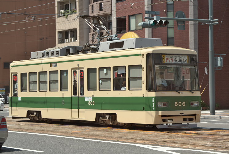 広島電鉄８０６号（土橋～十日市町）