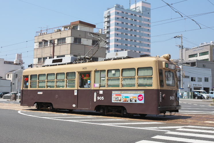 広島電鉄９０５号電車<br />写真あり