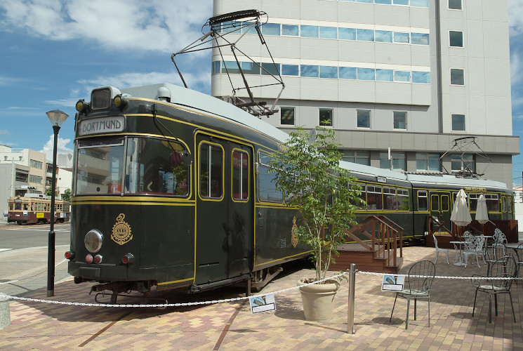 ドルトムント電車（広電本社前付近）