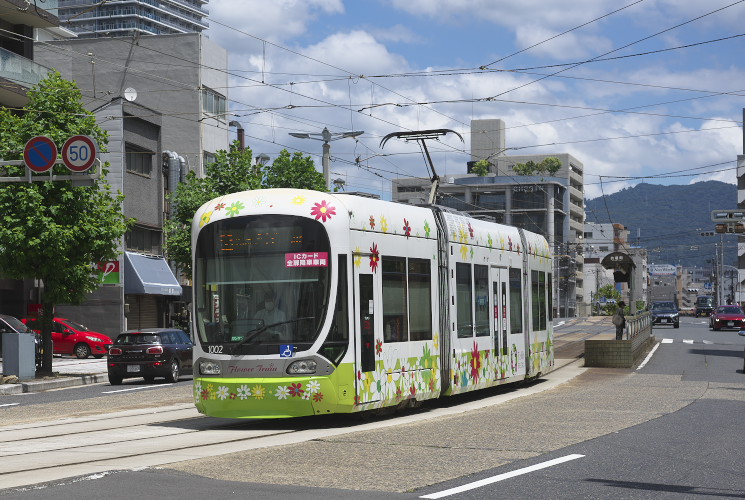 広島電鉄１００２号（１０００形）的場町～稲荷町