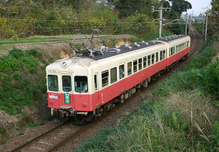 琴電１０３１号＋１０３２号（陶～滝宮）