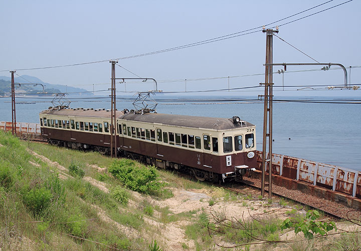 琴電２３号＋２２号（塩屋～房前）