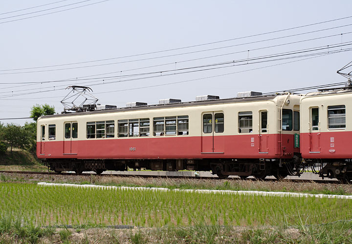 琴電１０６０形（１０６１号）栗熊～岡田