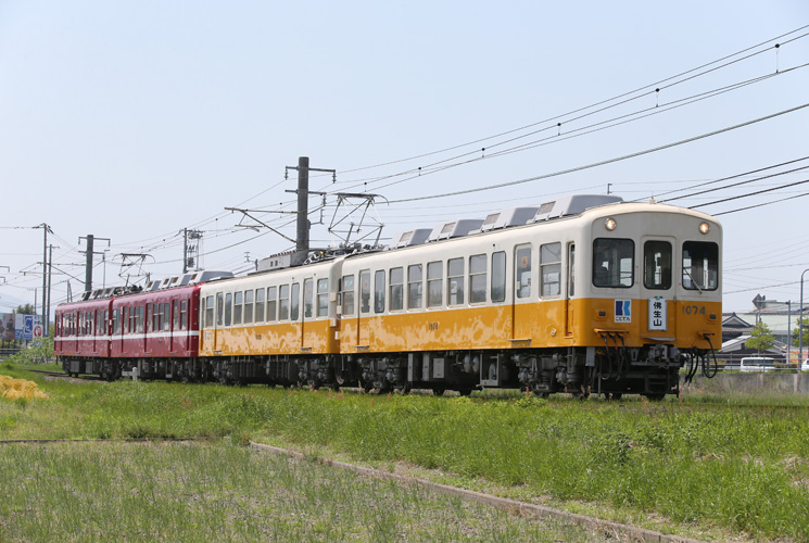 琴電１０５１号＋１０５２号