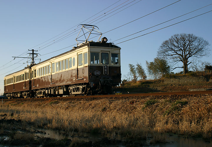 琴電３００号＋１２０号（学園通り～白山）