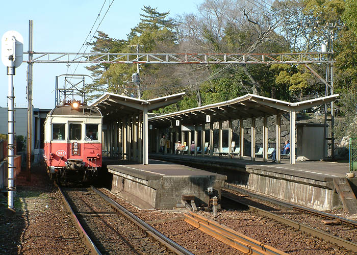 琴電３００号（高松築港駅）