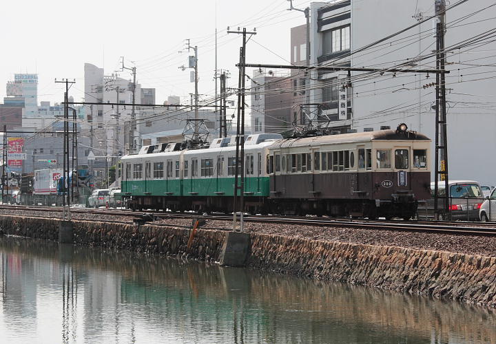 琴電３０００形（３００号）最後の定期運用