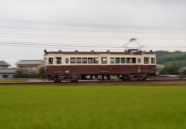 琴電３００号試運転（岡本～円座）