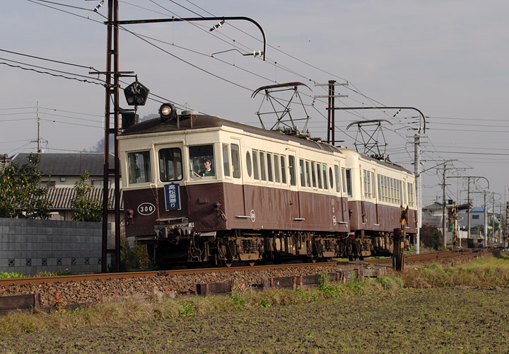 高松琴平電気鉄道　３００号＋７６０号　農学部前～池戸