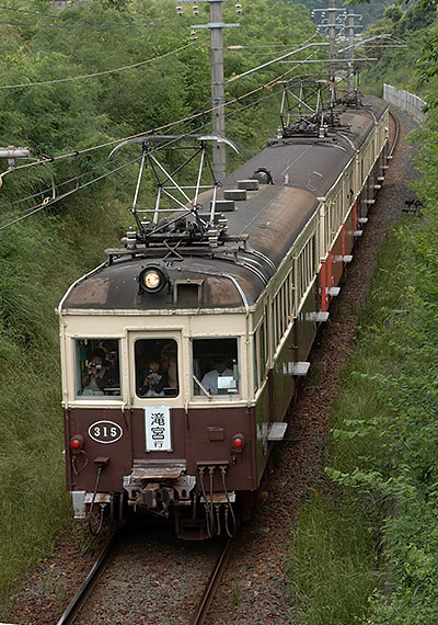 琴電レトロ電車・最後の勇走（岡本～挿頭丘）