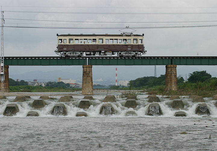 ことでん　３１５号　試運転　円座～一宮