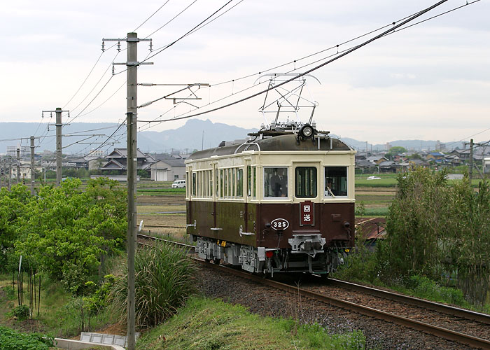 琴電３２５号試運転（円座～岡本）