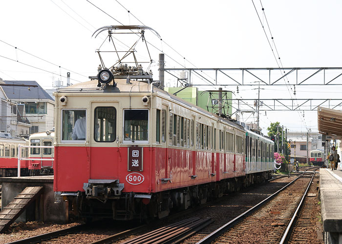 琴電５００号（仏生山工場）